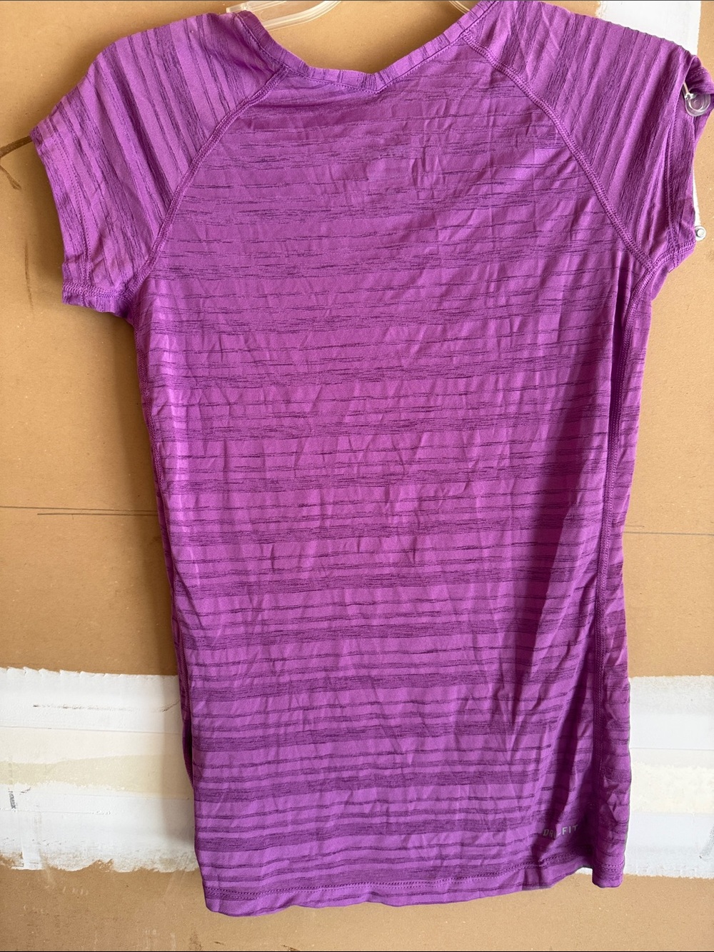 Nike Women’s Purple Short-Sleeve Dri-FIT Tee - Picture 3 of 3